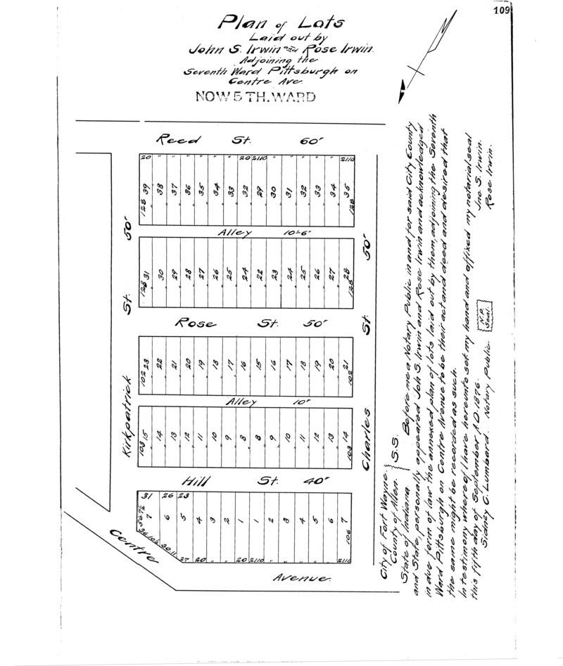 John S. Irwin and Rose Irwin plan.tiff