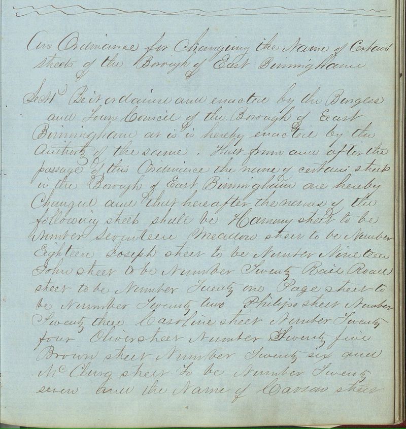 East Birmingham 1869 ordinance, page 1.jpg